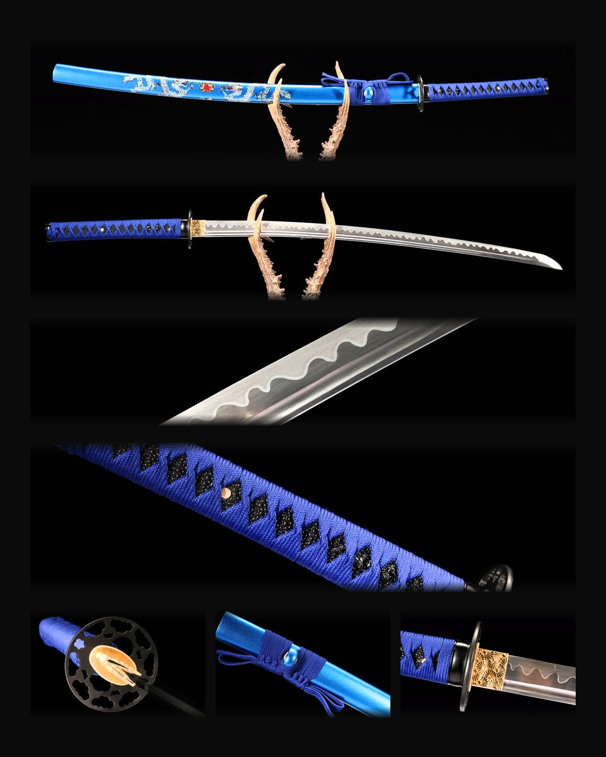 zhan-lu-twin-dragon-saya-1060-katana composite card
