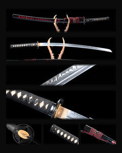 zhanye-black-red-iron-sukashi-t10-clay-tempered-katana composite card