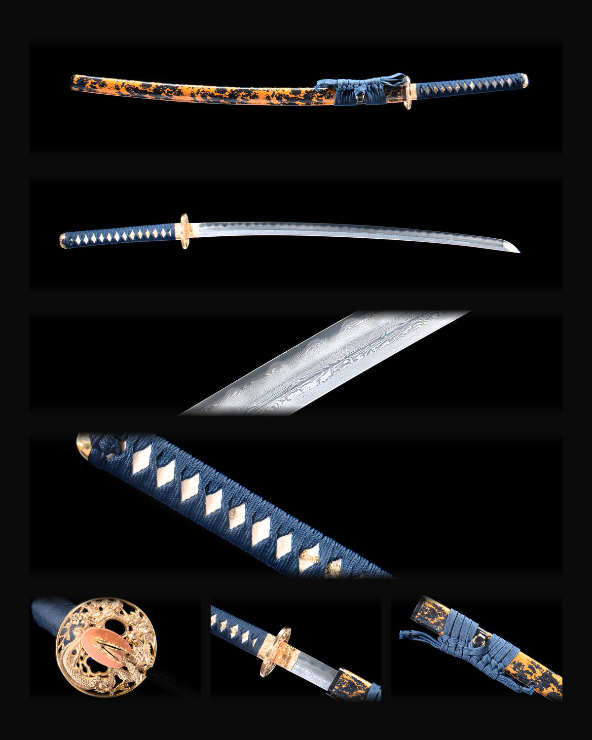zhen-liu-gilded-plum-dragon-t10-damascus-katana composite card