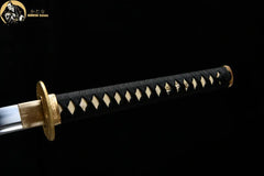 Odachi - Peony Flower Manganese Steel 35.4" Blade 牡丹花野太刀 - odachi - High Manganese Steel odachi - 6