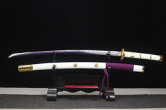 One Piece Katana - Ame no Habakiri 天羽羽斩 - Katana - 1095 steel 28 Inch Anime & Game Katana - 2