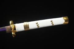 One Piece Katana - Ame no Habakiri 天羽羽斩 - Katana - 1095 steel 28 Inch Anime & Game Katana - 4