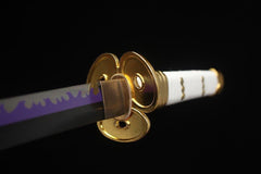 One Piece Katana - Ame no Habakiri 天羽羽斩 - Katana - 1095 steel 28 Inch Anime & Game Katana - 6