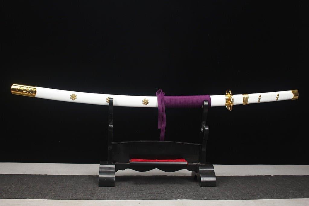 One Piece Katana - Ame no Habakiri 天羽羽斩 - Katana - 1095 steel 28 Inch Anime & Game Katana - 1