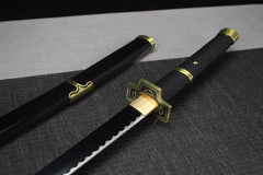 One Piece Katana - Roronoa Zoro's Yubashiri Sword ロロノア・ゾロの雪走 - Katana - 1060 steel 28 Inch Anime & Game Katana - 9