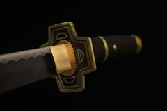 One Piece Katana - Roronoa Zoro's Yubashiri Sword ロロノア・ゾロの雪走 - Katana - 1060 steel 28 Inch Anime & Game Katana - 5