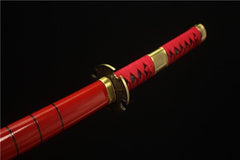 One Piece Katana - Sandai Kitetsu 三代鬼徹 - Katana - 1095 steel 28 Inch Anime & Game Katana - 5