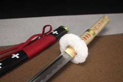 One Piece Katana - Trafalgar Law Sword 鬼哭 - 1060 steel 28 Inch Anime & Game Katana - 8