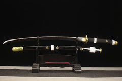 One Piece Katana - Zoro Oden Enma Black Katana 阎魔 - Katana - 1060 steel 28 Inch Anime & Game Katana - 2