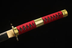 One Piece Katana - Zoro Sword Sandai Kitetsu 三代鬼徹 - Katana - 1060 steel 28 Inch Anime & Game Katana - 6