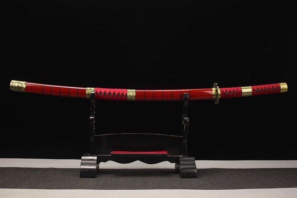 One Piece Katana - Zoro Sword Sandai Kitetsu 三代鬼徹 - Katana - 1060 steel 28 Inch Anime & Game Katana - 1