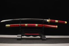One Piece Katana - Zoro Sword Sandai Kitetsu 三代鬼徹 - Katana - 1060 steel 28 Inch Anime & Game Katana - 2