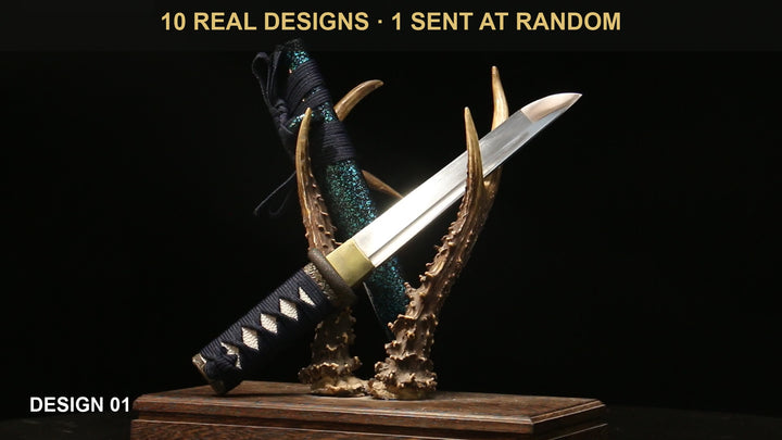 Video tour of ten real Premium Mystery Tanto designs; one of ten designs is selected at random