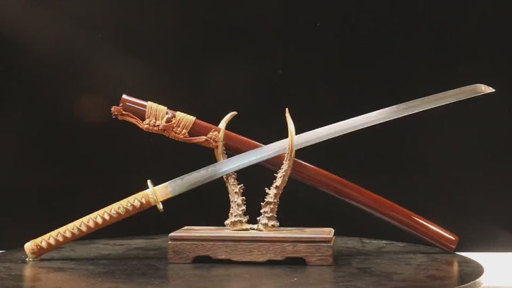 绯金流影 katana product demonstration video