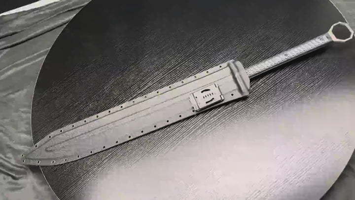 无声者 broadblade tactical katana product demonstration video