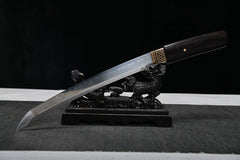 Shirasaya - Shadow T10 Steel 13" Blade Brazilian Ebony あんえい - Shirasaya - 28 Inch katana - 3