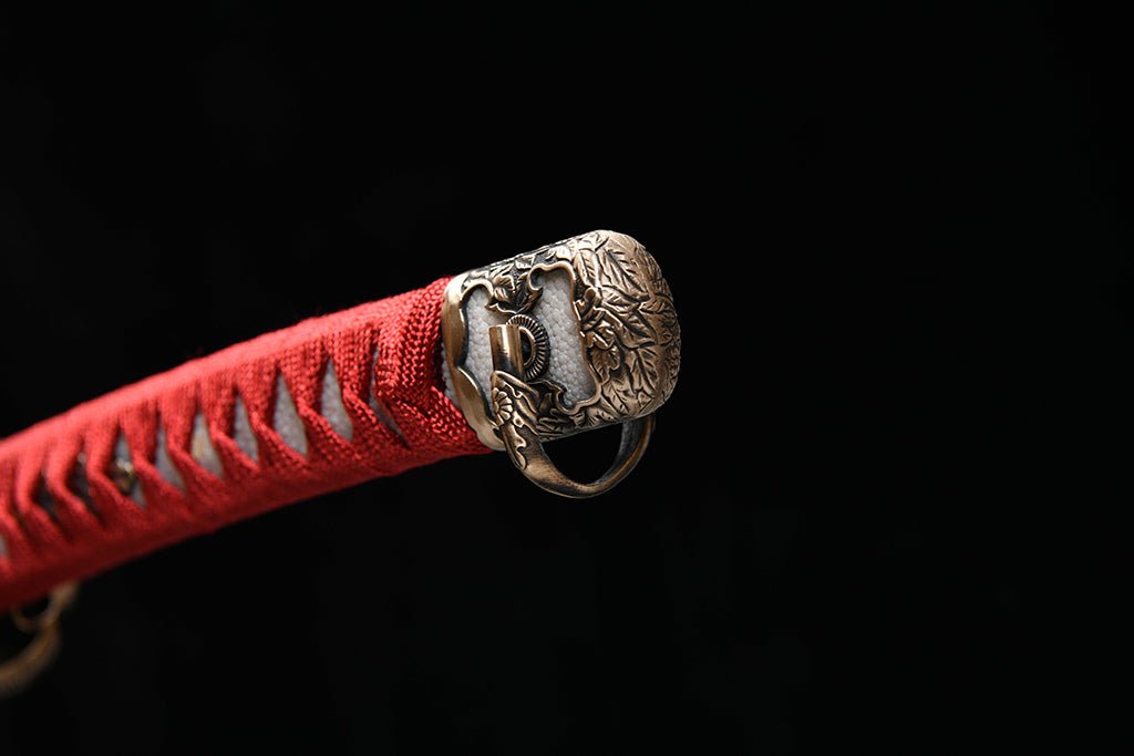 Tachi - Scarlet Samurai (緋色の侍） by NIMOFAN Katana丨Japanese sword, perfect for martial arts and collectors.