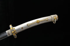 Tachi - White Gold Elegance 白金華 - Tachi - 28 Inch katana - 4