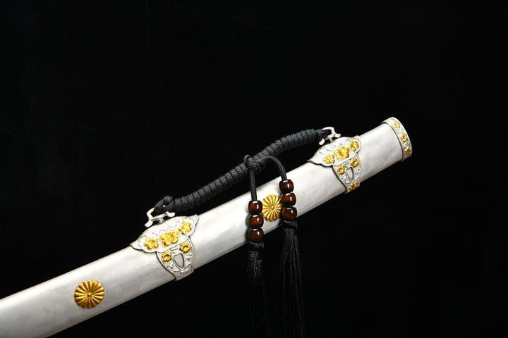 Tachi - White Gold Elegance (白金華) by NIMOFAN Katana丨True katana丨Katana for sale