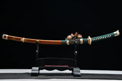 Tachi – Kinran no Hana 金蘭の華 - T10 clay tempered steel Tachi Sword full product photo