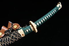 Tachi – Kinran no Hana 金蘭の華 - T10 clay tempered steel Tachi Sword display view product photo