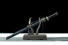 Tang Dao Meijian black scabbard - display view