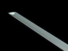Tang Dao Meijian brown scabbard - tip detail