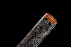 Tanto – Homurashimo 焔霜 - T10 clay tempered steel Tanto display view product photo