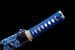 Tanto – Ryūseijin 流星の刃 - T10 clay tempered steel Tanto full product photo