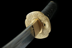 Tanto - T10 Clay Tempered Blade 紅葉の風 display view product photo