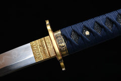 Wakizashi - Blue and white porcelain 青花瓷 - Wakizashi - 28 Inch katana - 9