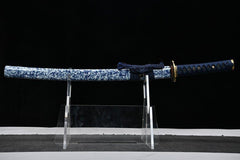 Wakizashi - Blue and white porcelain 青花瓷 - Wakizashi - 28 Inch katana - 1