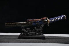 Wakizashi - Blue Handle 青いしょり処理 - Wakizashi - 28 Inch katana - 1
