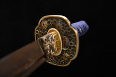Wakizashi - Blue Handle 青いしょり処理 - Wakizashi - 28 Inch katana - 7