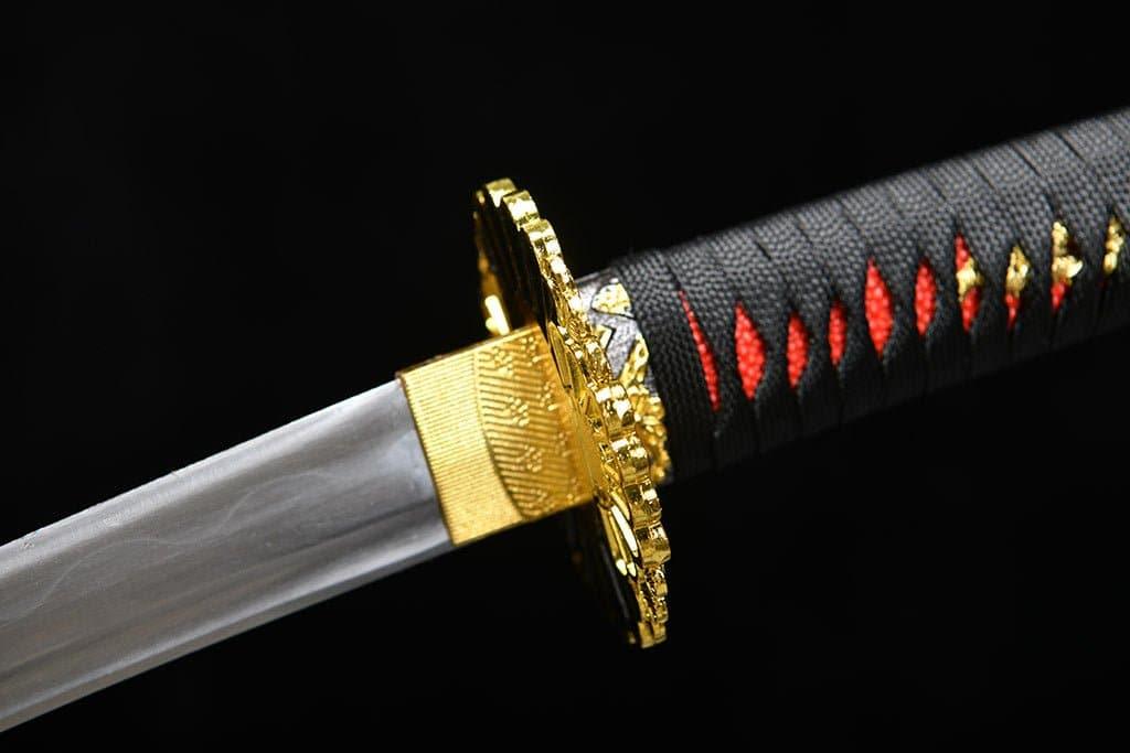 Wakizashi - Chrysanthemum (きくもん) by NIMOFAN Katana丨True katana丨Katana for sale