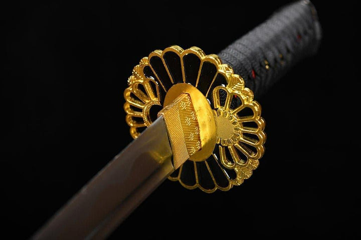 Wakizashi - Chrysanthemum (きくもん) by NIMOFAN Katana丨True katana丨Katana for sale