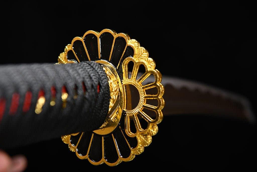 Wakizashi - Chrysanthemum (きくもん) by NIMOFAN Katana丨True katana丨Katana for sale