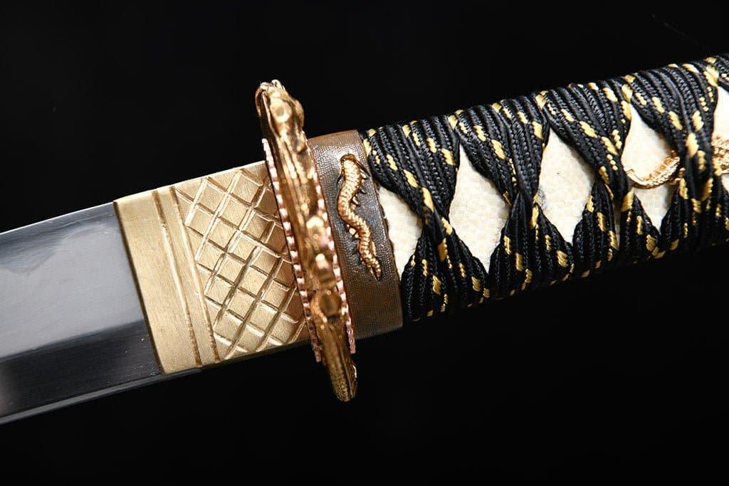 Wakizashi - Kogane Ryu ( 小金龍 ) by NIMOFAN Katana丨True katana丨Katana for sale