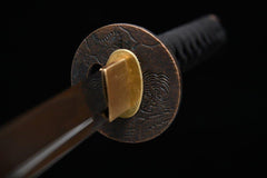 Wakizashi - Mountain Tiger Roar 虎の吼える山林 - Wakizashi - 1045 steel 28 Inch katana - 8